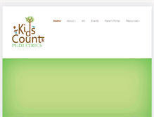 Tablet Screenshot of kidscountpeds.com